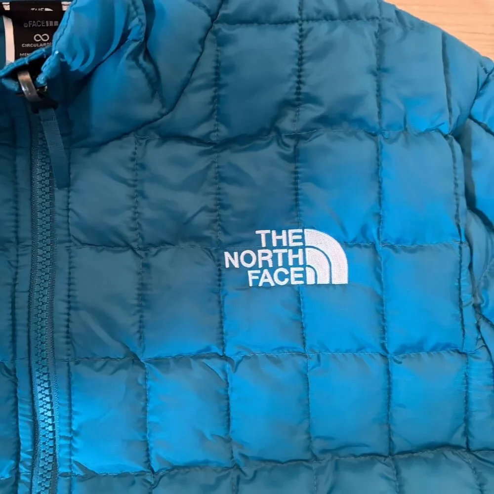 The North Face Men's ThermoBall Insulated Jacket - Digital Steel Large Blue